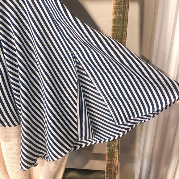 Philosophy Striped Bell Sleeve Blouse - Picture 3 of 6